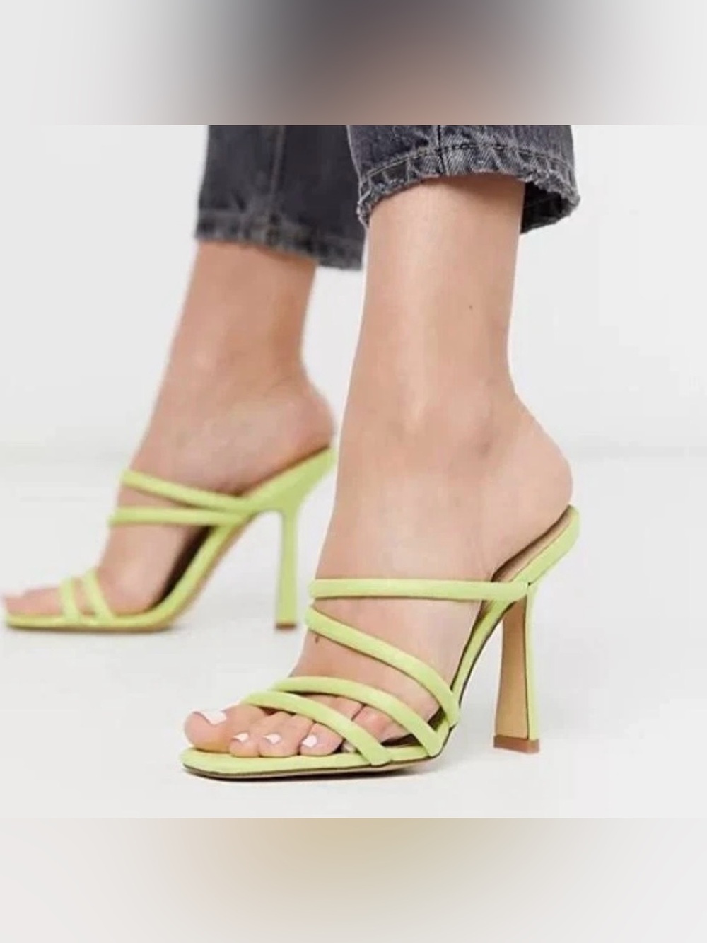 Aldo Arianna Women's Strappy Heel in Lime